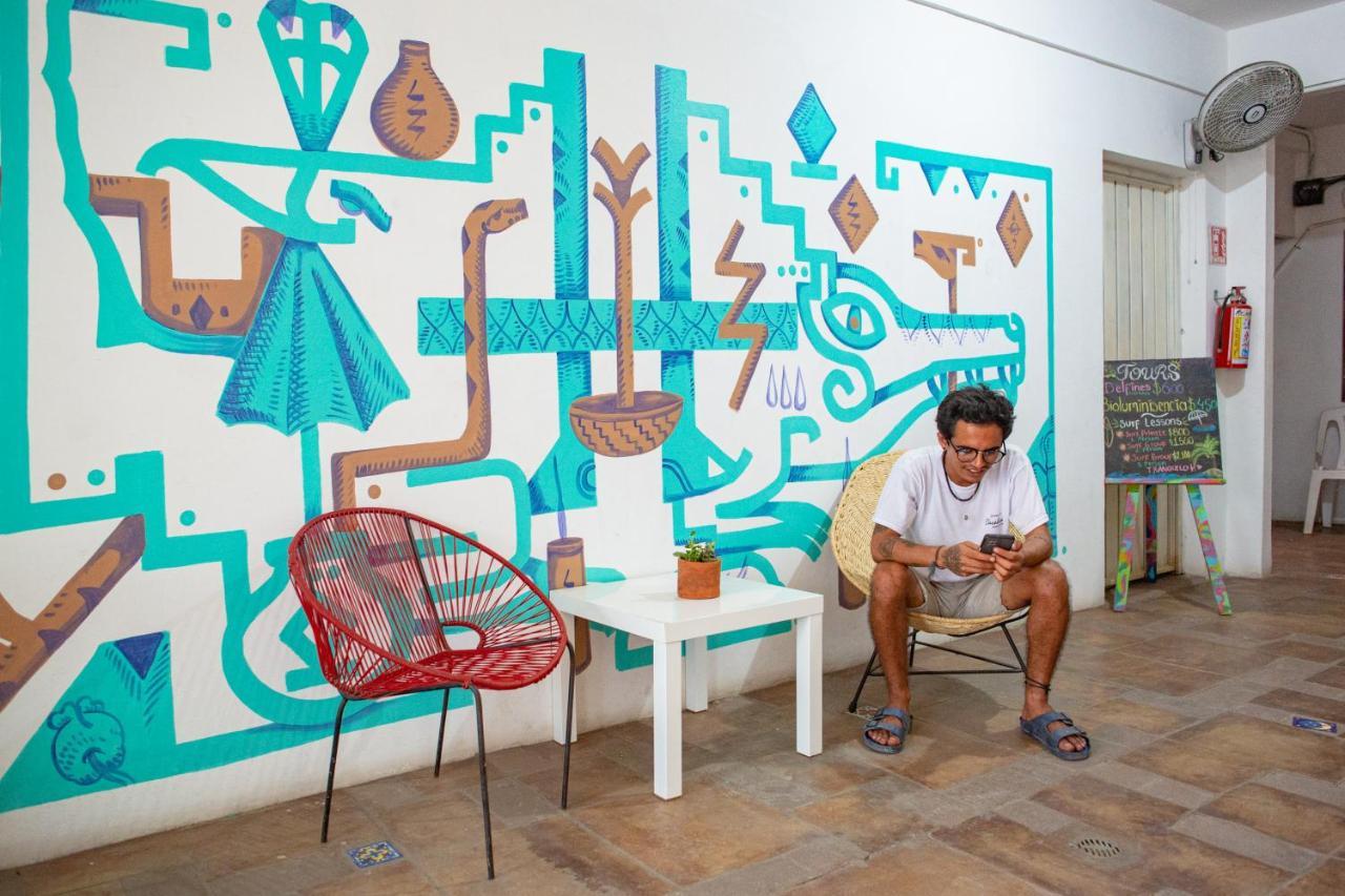 Terraza Dzahui H Hostel Puerto Escondido  Kültér fotó